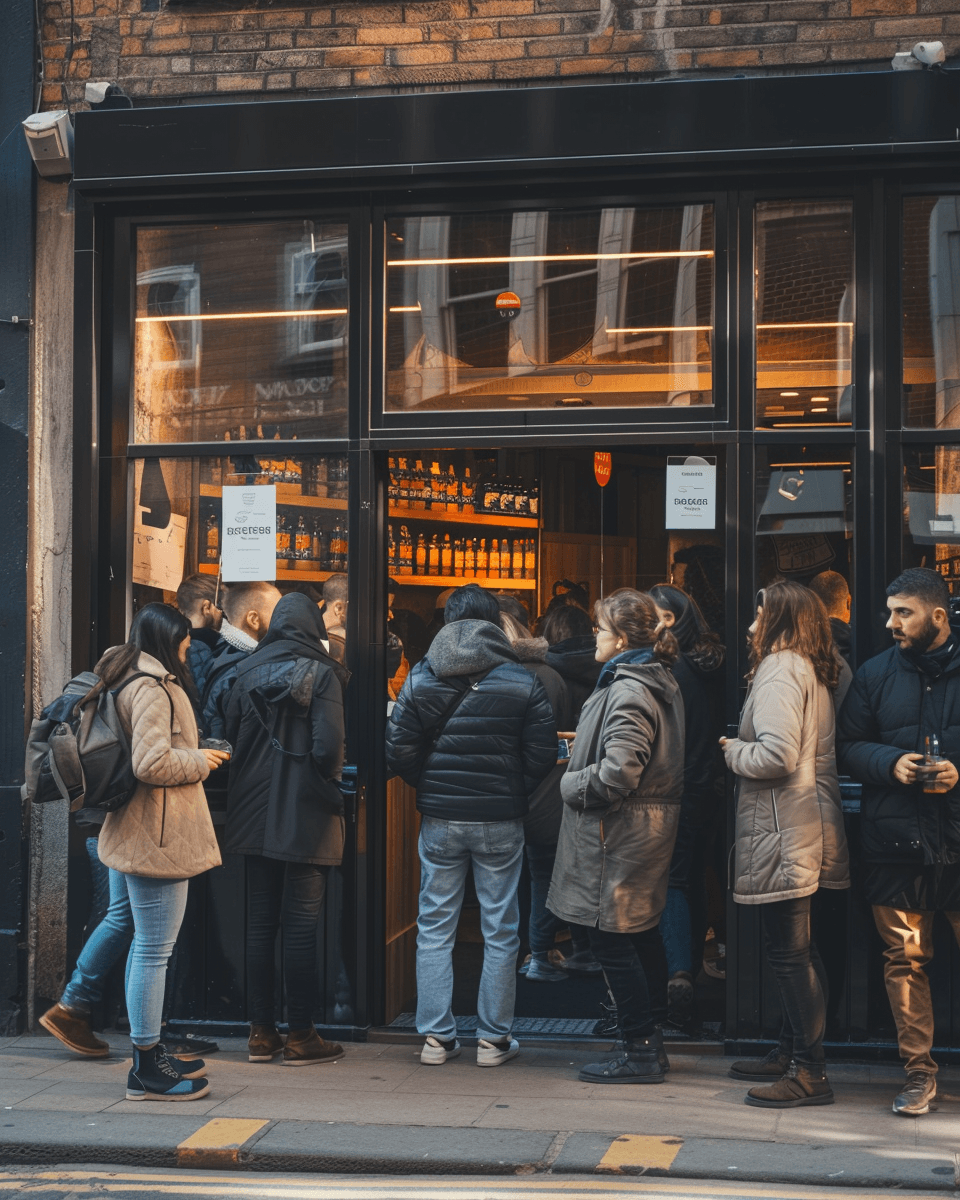 A busy independent shop full of customers — the local relationship streaming subscriptions can't replicate