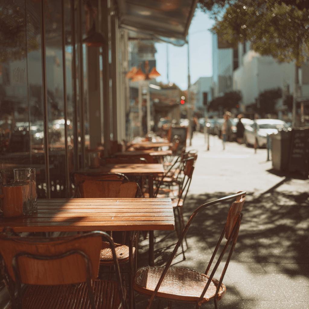 An empty UK high street on a quiet weekday — when revenue variance hurts most